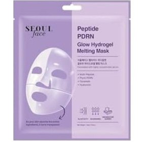Resim Seoul Face Peptide Pdrn Glow Hydrogel Melting Face Mask, Moisturizing Korean Sheet Mask, 34 Gr 