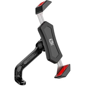 Resim Kewig Bisiklet 2 Pençeli Navigasyon Braketi Emniyet Kilidi İle Açık Bisiklet Cep Telefonu Tutucu, Model: M12-b Diğer Diğer 