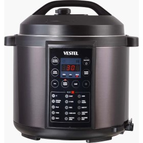 Resim Vestel Ziyafet Basınçlı Pişirici 1000W 5.5 L Paslanmaz Çelik Otomatik Sıcak Tutma Fonksiyonlu 