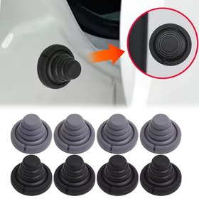 Resim 4 adet silikon araba kapı amortisör pedi | Evrensel aksesuarlar, iç mekan aksesuarları, dayanıklı ve şok emici malzeme, araç koruma için evrensel uyumlu, darbe dirençli tasarım 