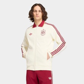 Resim adidas İspanya Milli Takım Erkek Beyaz Eşofman Üstü 