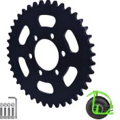 Resim Cloudstore Siyah 40 Diş Mini Bisiklet Zincir Kasnağı Kart Dirt Bike Yedek Parça 