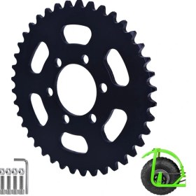 Resim Cloudstore Siyah 40 Diş Mini Bisiklet Zincir Kasnağı Kart Dirt Bike Yedek Parça 