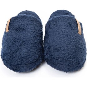 Resim Peluche Lacivert Erkek Ev Terliği 25E-T1 - 1 