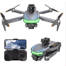 Resim yollayenilensin A17 Drone Engel Kaçınma WiFi FPV Kamera Optik Akış Katlanabilir Uzaktan Kumandalı Drone 