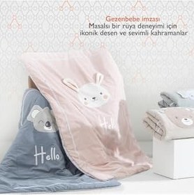 Resim Gezenbebe Hero Nakışlı Bebek & Çocuk Yorganı (100x135) Bunny 100x135 cm 