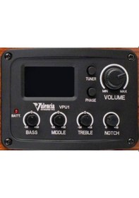 Resim Valencia Vc304Ce Elektro Klasik Gitar Cutaway 4/4 Naturel Mat 