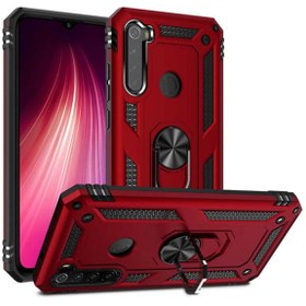 Resim emybox Redmi Note 8 Yüzük Stantlı Kamera Korumalı Köşe Korumalı Armor Tank Zırh Telefon Kılıfı Kapak 