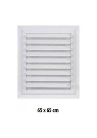 Resim Beyaz Plastik Menfez Panjur 65x65 