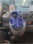 Resim MİRMERRY Sax Mavi Vites Topuz Süsü Hoodie Kapşonlu Araba Vites Poları Araç Vites Sweatshirt Kapşonlu Vites 