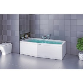 Resim Shower Penta Beşgen Özel Küvet 60x80x170 