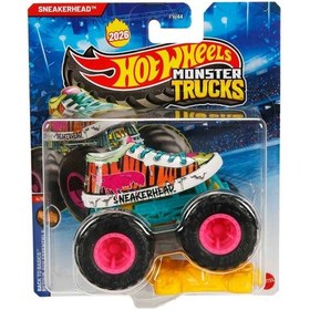 Resim Hot Wheels Monster Trucks Canavar Kamyon Arabalar - Sneakerhead Çok Renkli 