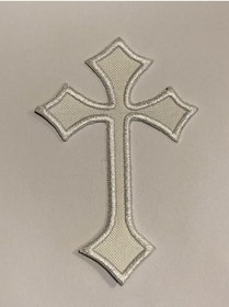 Resim StüdyoÜmitTişört Beyaz Haç Peç,patch,arma Ve Kot Yaması 