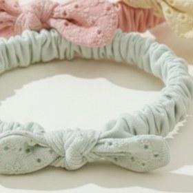 Resim lilico Yenidoğan Kız Bebek Bandana Yeşil Sarı Pembe 