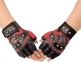 Resim Generic Motosiklet Eldivenleri, Şok Emici, Ayarlanabilir Düşmeye Karşı Koruma, Ekrana Dokunma, Kullanımı Kolay İskelet Eldivenler, Motosiklet Sürmeye Yönelik Erkekler İçin Rahat (kırmızı) 