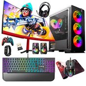 Resim Turbox Tx5108 Core i7 6700 23.6" 16 GB RAM 512 GB SSD 8 GB RX 580 GDDR5 Curved FreeDOS Masaüstü Oyun Bilgisayarı 