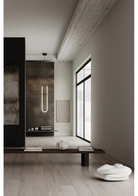 Resim 101 Copenhagen Curve Pendant Lamp Bronze, Dekoratif Tasarım Sarkıt Aydınlatma Bronz 