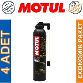 Resim Motul P3 Tyre Repair Sprey 300 Ml Lastik Tamir Kiti 4 Adet 