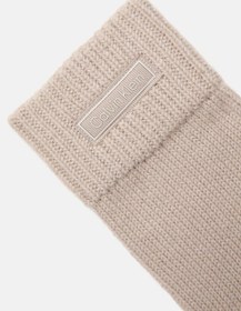 Resim Calvin Klein PATCH WOOL KNITTED GLOVES Kahverengi Erkek Eldiven 