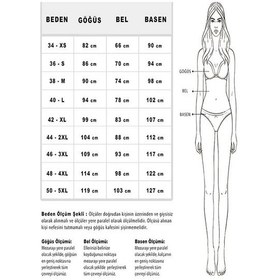 Resim Cossy By Aqua 24503 Kadın V Yaka Kısa Kollu Gecelik-desenli Desenli 