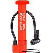 Resim Sones West Bıkıng Mini Bisiklet Pompası Bisiklet Ekipmanı Kırmızı 