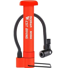 Resim Sones West Bıkıng Mini Bisiklet Pompası Bisiklet Ekipmanı Kırmızı 