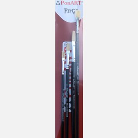 Resim PonArt Oil 4'lü Yağlı Boya Fırça Set 