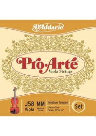 Resim D'Addario Pro-Arte J58 Mm Takım Tel Viyola Teli 