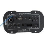 Resim Nanlly Hi-Fi Bass Güç lifikatörü 220V Tf/usb Oyuncu Motosiklet Tiyatrosu Için DIY.8X8CM (Yurt Dışından) 