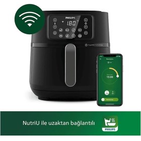 Resim Özbience Airfryer 5000 Serisi Xxl Connected Siyah, Sağlıklı ve Pratik Pişirme 