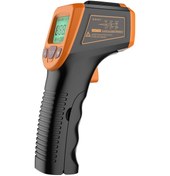 Resim Xiyyadms El Tipi Kızılötesi Endüstriyel Sıcaklık Ölçer Gm320s Turuncu -50 C/+600 C Lcd Ekranlı Doğruyu Ayar Edilebilir 