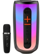 Resim Mn6 Pluse 6 Mikrofonlu Bluetooth Hoparlör.şok Edici Bass.mikrofonlu Ses BOMBASI.360°IŞIKLANDIRMA 