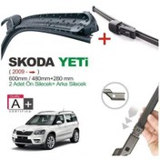 Resim Skoda Yeti Ön ve Arka Silecek Süpürgesi Takımı 2009-2016 