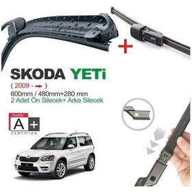 Resim Skoda Yeti Ön ve Arka Silecek Süpürgesi Takımı 2009-2016 