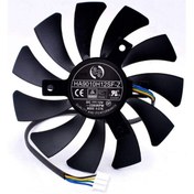 Resim Everflow 8.5 Cm Fan 4 Pin Ekran Kartı Fanı 