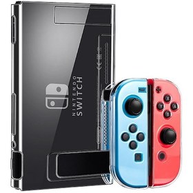 Resim Nintendo Switch Sert Plastik Şeffaf Cihaz Koruyucu Kılıf 
