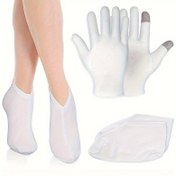 Resim Yumuşak ve Rahat İki Parmak Dokunmatik Ekran Eldivenleri, Nemlendirici Eldivenler, Saf Malzemeden Dokunmatik Ekran Eldivenleri 