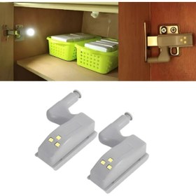 Resim CNGZSHOP Gardrop Mutfak Dolap Içi Sensörlü Led Işık Otomatik Aydınlatma Menteşe Üstü Enerji Tasarruf Lamba 
