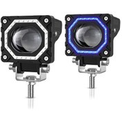 Resim Hallow-2 Adet Motosiklet Yardımcı Işıklar Led Spot Sürüş Işık K21972 
