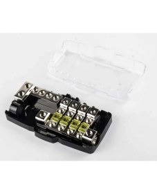 Resim Qline 4 Çıkışlı Sigortalı Voltaj Blok Dağıtıcı Qfh-62 