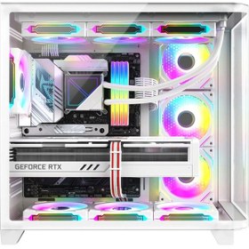 Resim Dragos DRX7247 R7-5700X 32 GB 2 TB NVMe SSD RTX4060 Free Dos Oem Paket Masaüstü Oyuncu Bilgisayarı 
