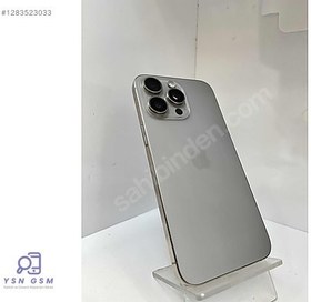 Resim Apple iPhone 15 Pro Max İkinci El YD | 256 GB | Natürel Titanyum 