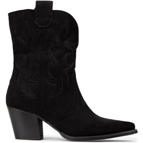 Resim Deery Siyah Kadın Western Bot - Cnt02zsyhc01 Siyah 