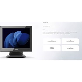 Resim Apexa X-1500r G Dokunmatik Pos Terminali Self Servis KIos Uyumluk Satış Noktası Bilgisayarı Pos Pc 