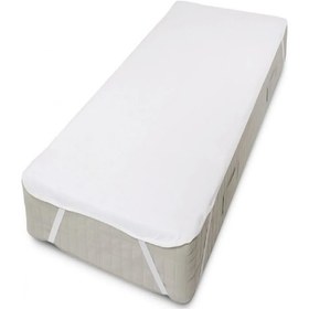 Resim Evony Sıvı Geçirmez Pamuk Alez 200x200 Cm Çift Kişilik Beyaz 