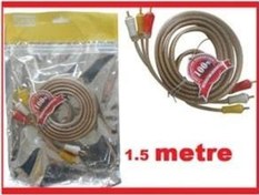 Resim Audio Video Kablo 1.5 Metre 1.5 M 3 Rca Ses Görüntü Kablosu Ncpline