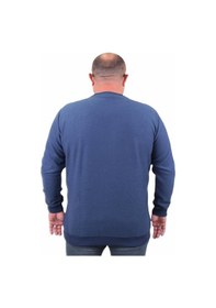 Resim Moc Grande Mocgrande Büyük Beden Selanik Classic Sweat 23200 Marin-Marin Lacivert 