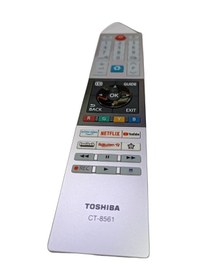 Resim Toshiba Ct-8561 Ct-8543 Ct-8533 Led Tv Uzaktan Kumandası 