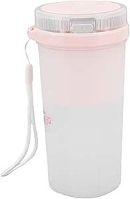 Resim Gedourain Elektrikli Meyve Sıkacağı Bardağı, Taşınabilir 1 Tuşla Çalıştırılabilen Taşınabilir Meyve Sıkacağı 300ml 1500mAh Seyahat Için (Pembe) 