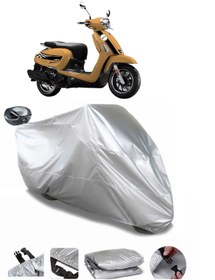 Resim CoverPlus Kymco Like 200i ARKA ÇANTA UYUMLU SU GEÇİRMEZ MOTOSİKLET BRANDASI 